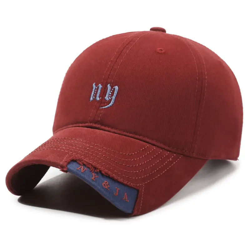 Black Vintage Baseball Cap for Women Men Casual Sunshade