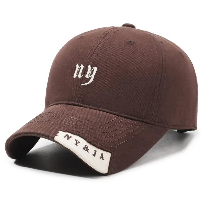 Black Vintage Baseball Cap for Women Men Casual Sunshade