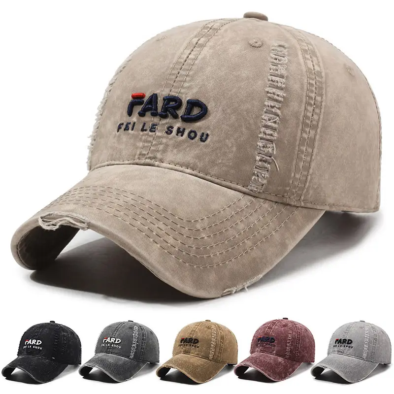 Women's Embroidered Cotton Cap Sunshade Baseball Cap