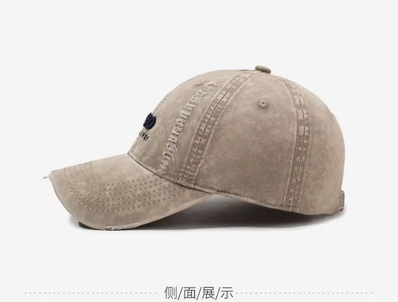 Women's Embroidered Cotton Cap Sunshade Baseball Cap — feature 11