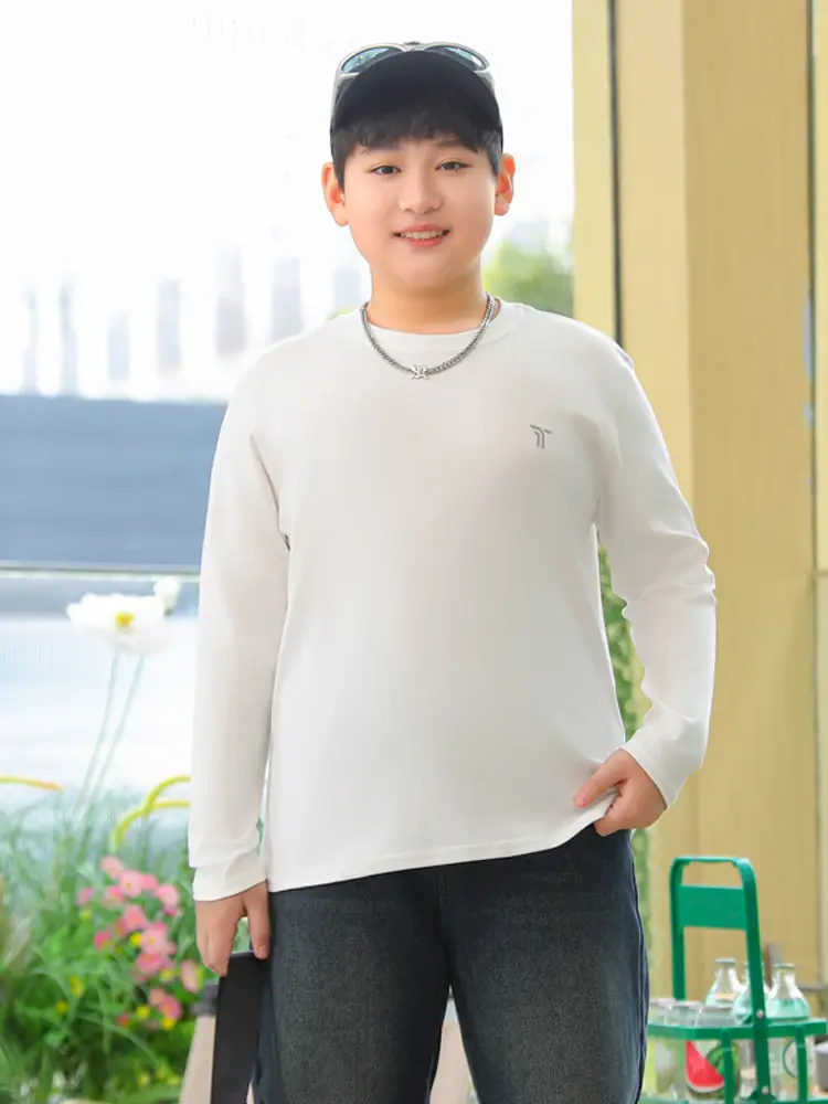 Light Blue Fat Boy Long Sleeve Jacket with Neck Band - Image 4