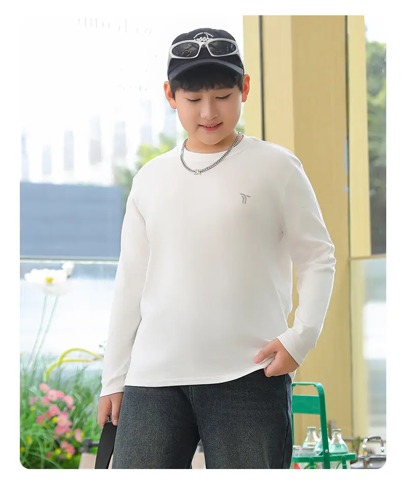 Light Blue Fat Boy Long Sleeve Jacket with Neck Band — feature 18