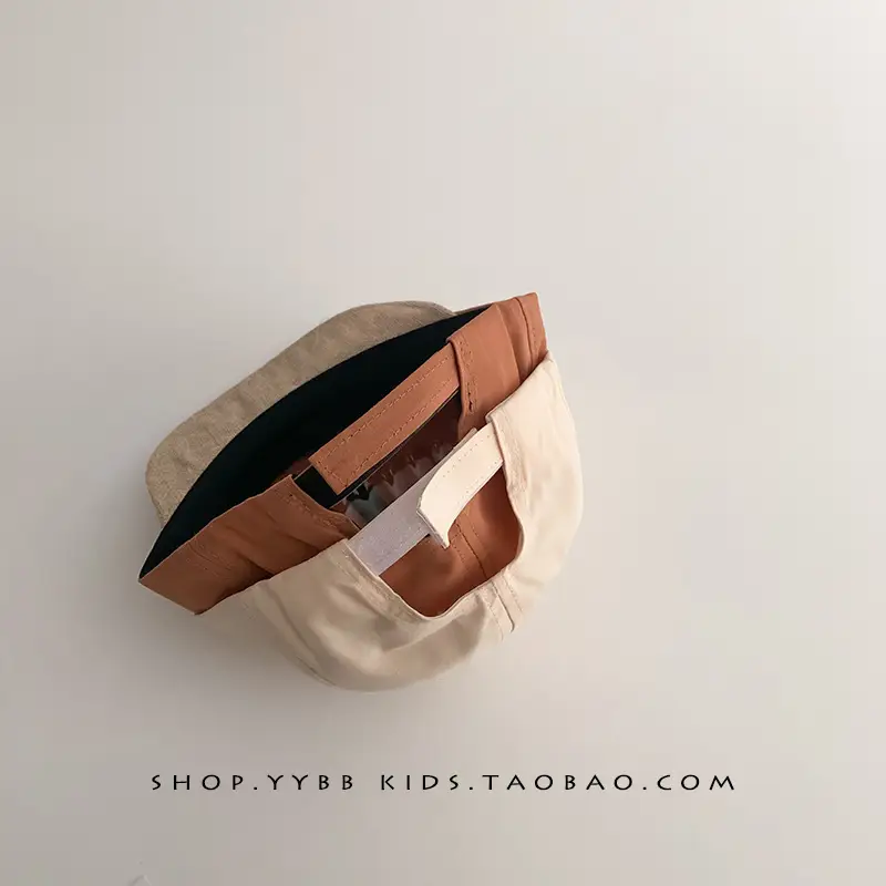 Children's Green Letter Cap Baby Boys Girls Korean Sunscreen Cap - Image 11