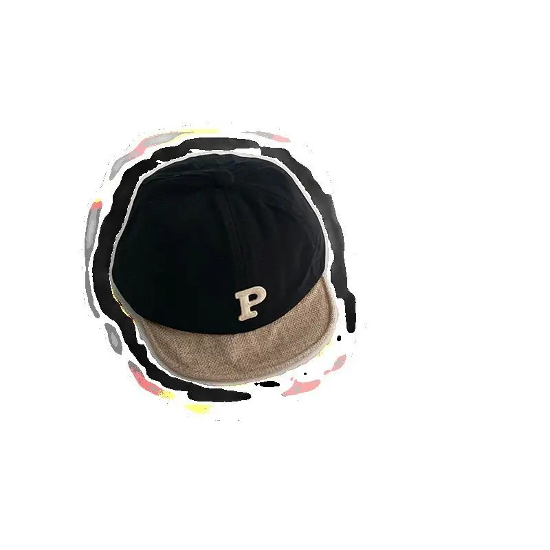 Children's Green Letter Cap Baby Boys Girls Korean Sunscreen Cap - Image 12