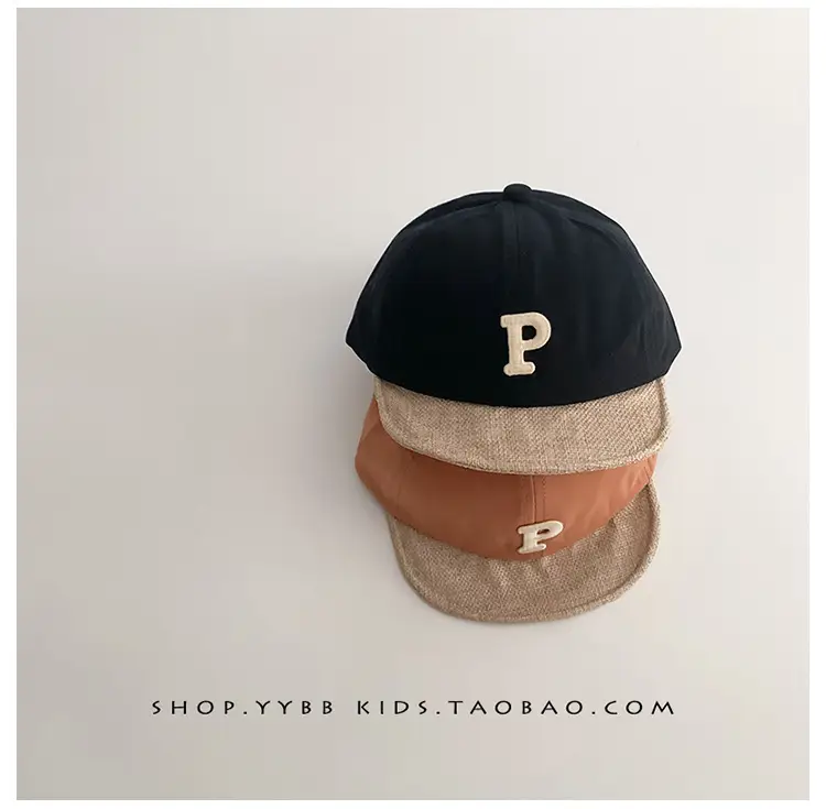 Children's Green Letter Cap Baby Boys Girls Korean Sunscreen Cap β feature 12