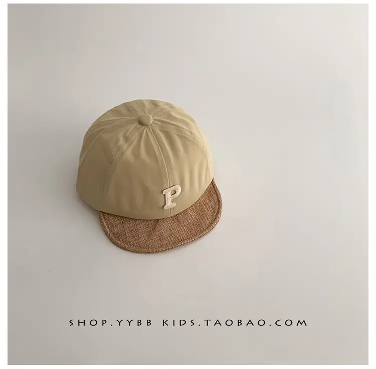 Children's Green Letter Cap Baby Boys Girls Korean Sunscreen Cap β feature 17