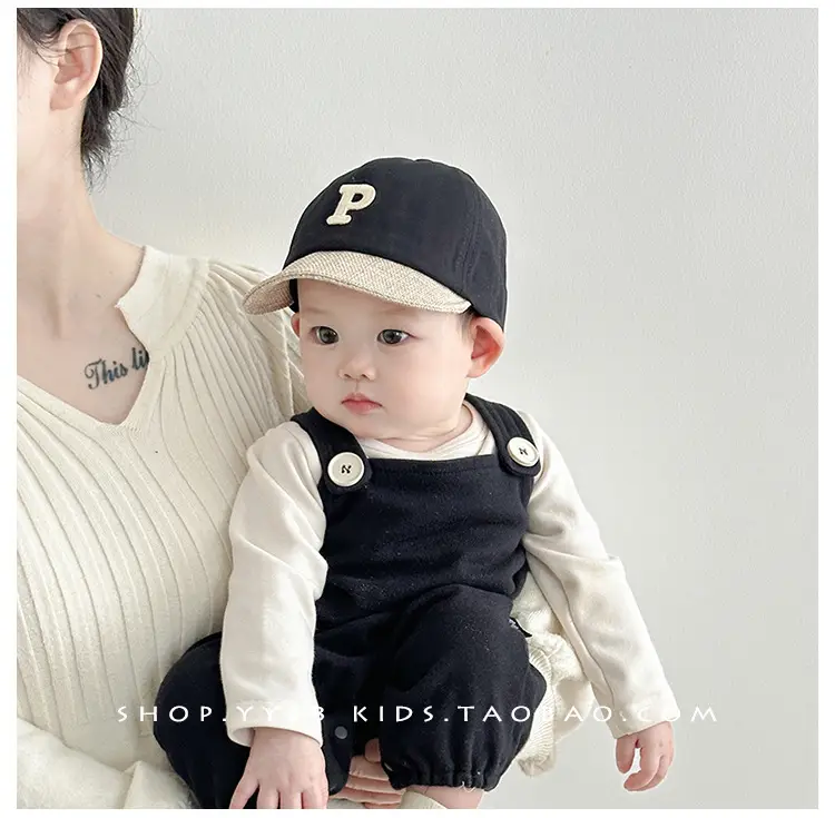 Children's Green Letter Cap Baby Boys Girls Korean Sunscreen Cap β feature 2