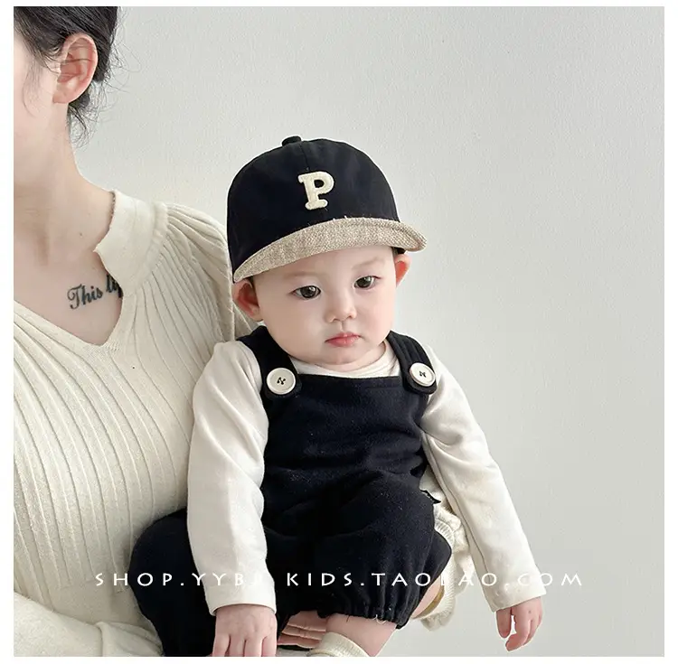 Children's Green Letter Cap Baby Boys Girls Korean Sunscreen Cap β feature 4
