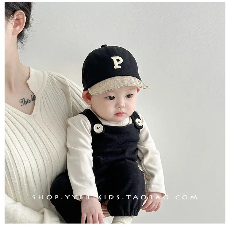 Children's Green Letter Cap Baby Boys Girls Korean Sunscreen Cap β feature 5