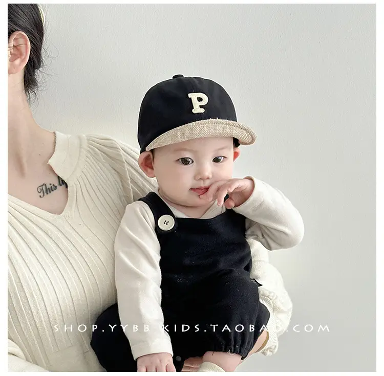 Children's Green Letter Cap Baby Boys Girls Korean Sunscreen Cap β feature 6