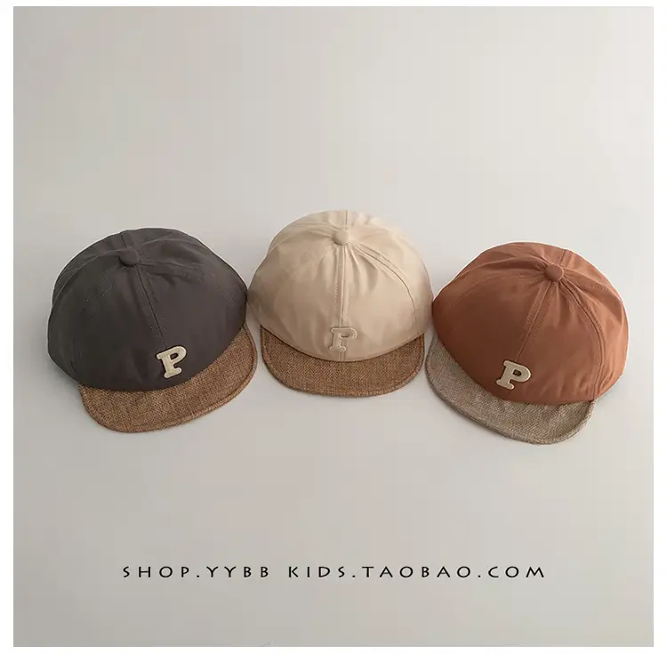 Children's Green Letter Cap Baby Boys Girls Korean Sunscreen Cap β feature 9