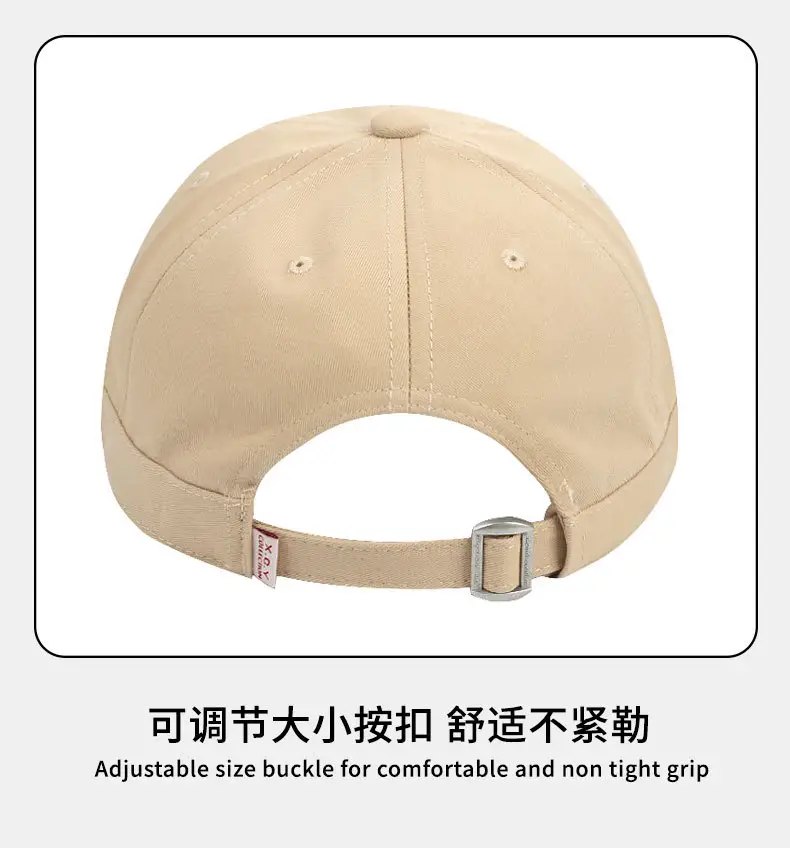 Men Embroidered Casual Cap Black Beige Brown Grey Purple — feature 15