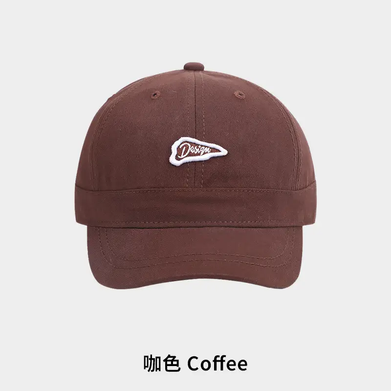 Men Embroidered Casual Cap Black Beige Brown Grey Purple - Image 4