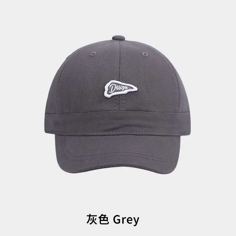 Men Embroidered Casual Cap Black Beige Brown Grey Purple - Image 5