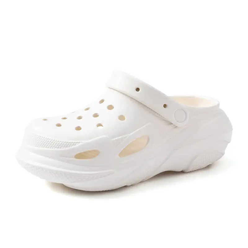 Summer EVA Thick Sole Hole Shoes Women's Wear-resistant Wear-resistant Sandals and Slippers with Height-increasing Breathable Baotou and Sneakers - Image 8