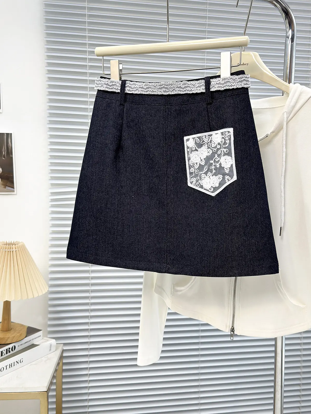 Women Denim High Waist Black Skirt 2025 - Image 4