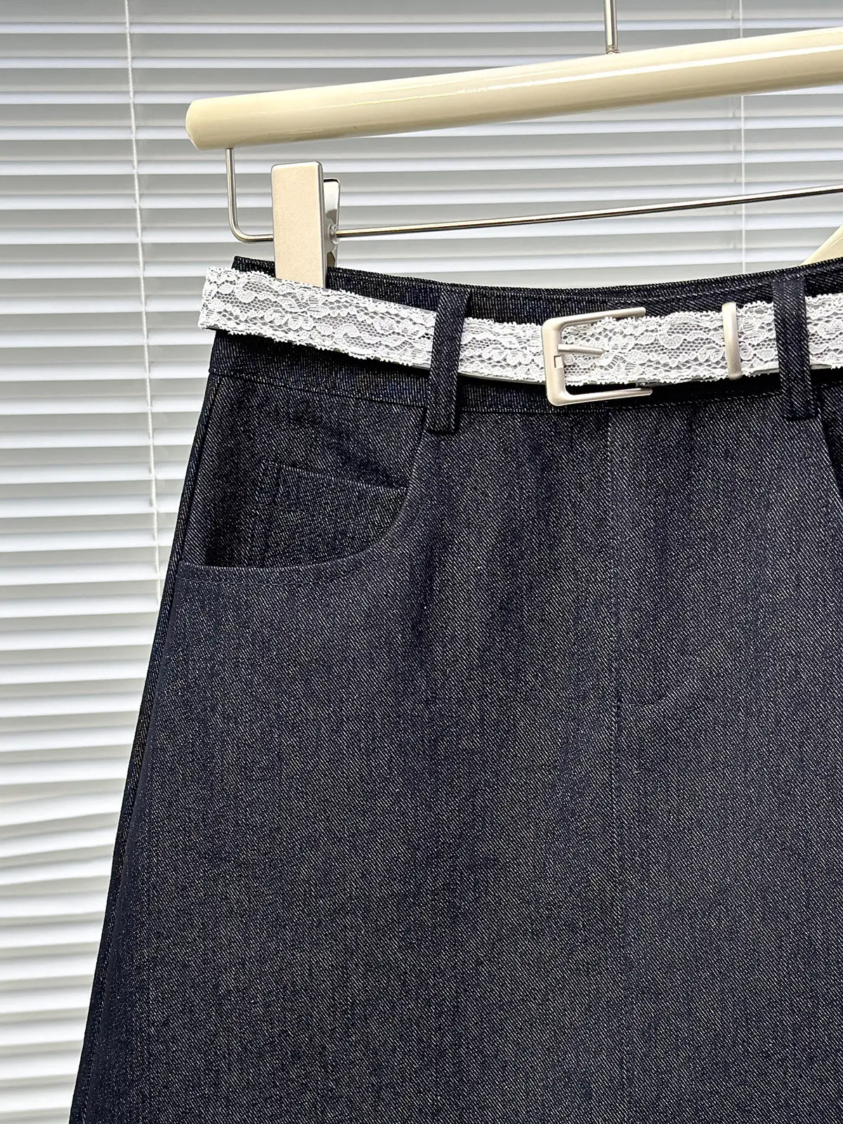 Women Denim High Waist Black Skirt 2025 — feature 8