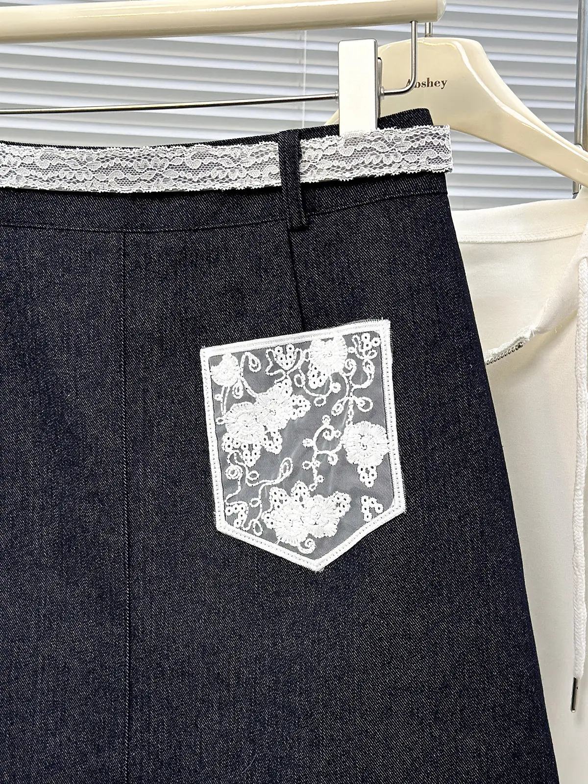 Women Denim High Waist Black Skirt 2025 — feature 9