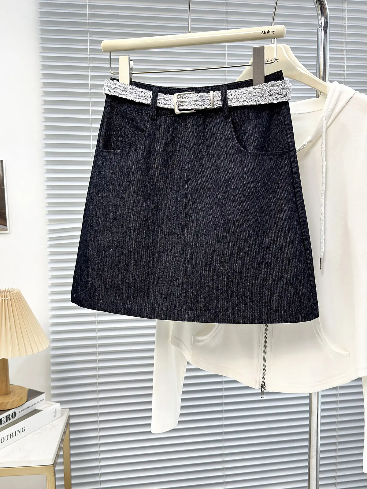 Women Denim High Waist Black Skirt 2025 - Image 2