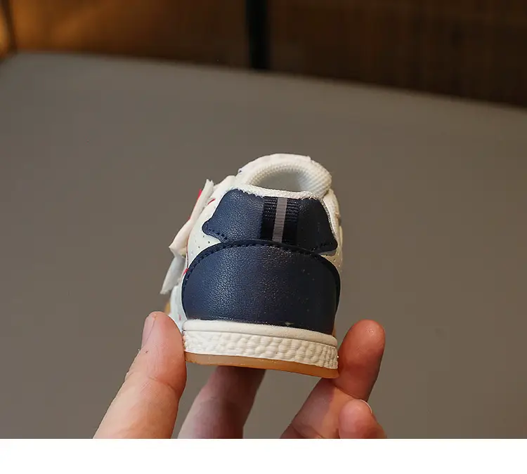 Baby Sneakers White Blue Star Toddler Shoes — feature 18