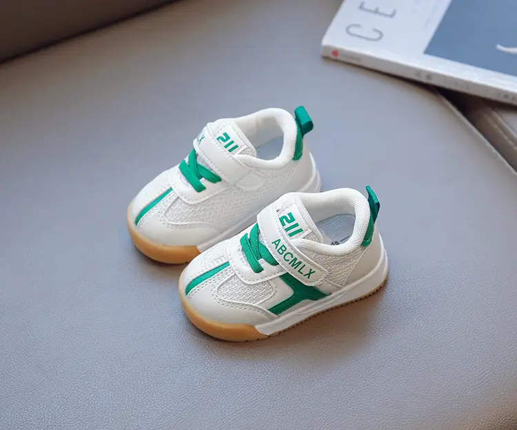 Toddler Shoes White Blue Double Mesh Breathable — feature 10