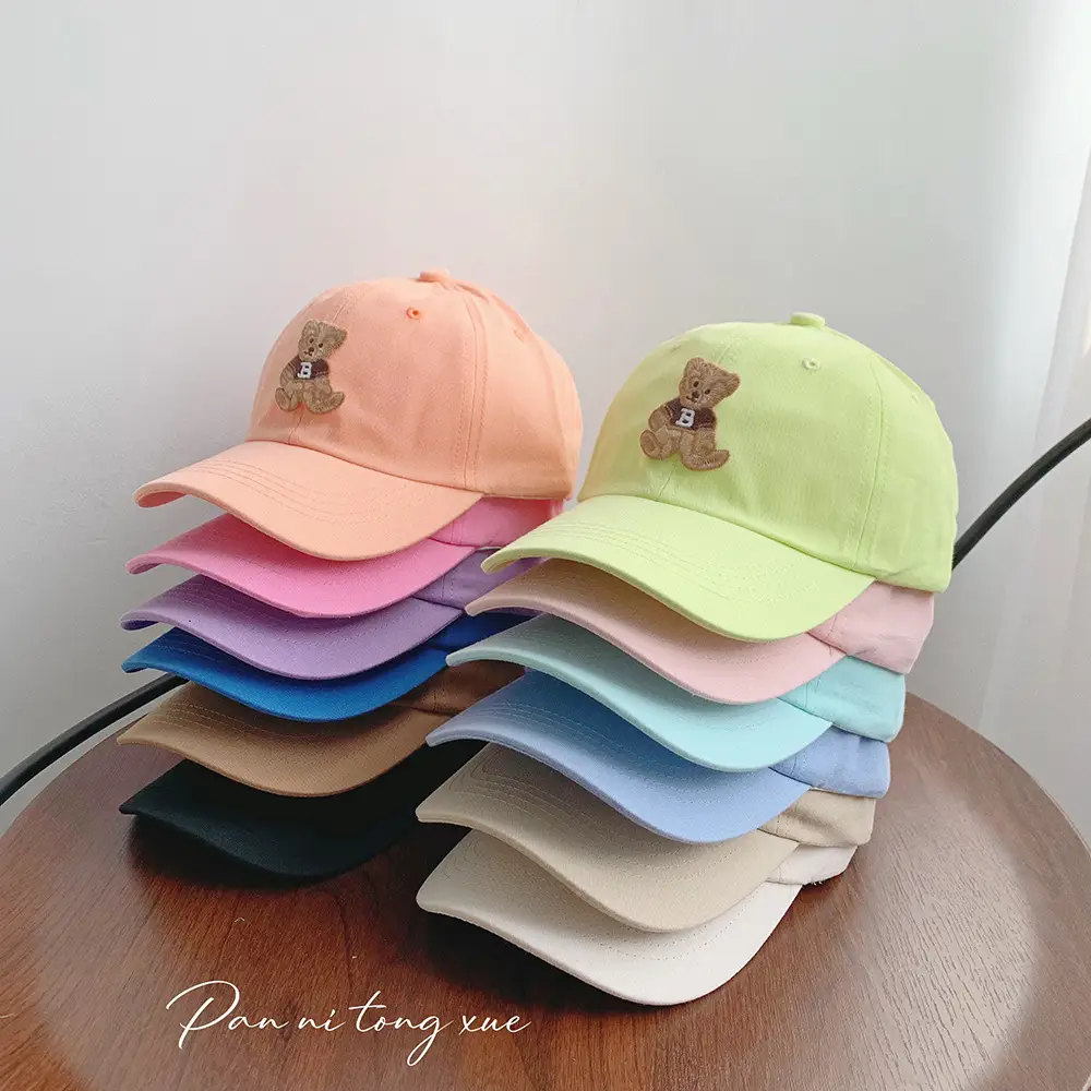 Cute Bear Cap for Boys Girls Spring Summer Doba Sunhat - Image 10