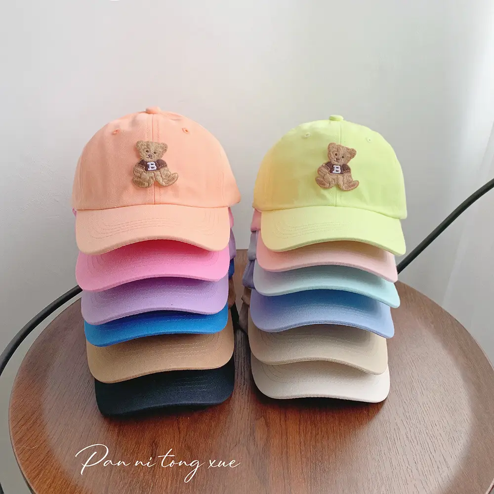 Cute Bear Cap for Boys Girls Spring Summer Doba Sunhat — feature 27