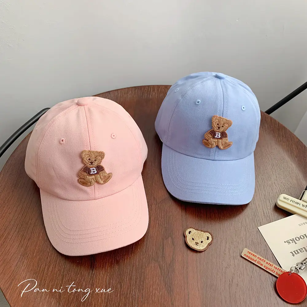 Cute Bear Cap for Boys Girls Spring Summer Doba Sunhat — feature 28