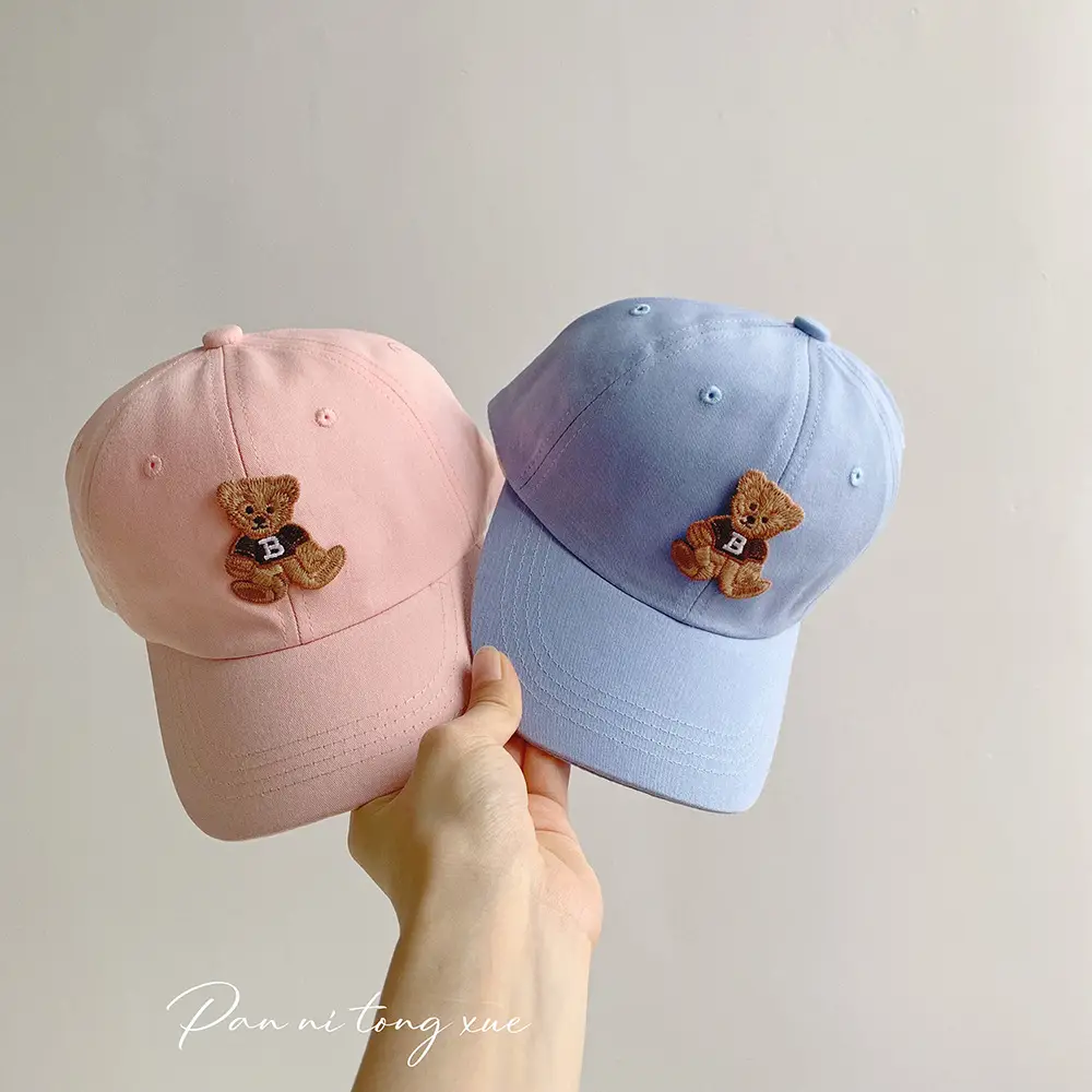 Cute Bear Cap for Boys Girls Spring Summer Doba Sunhat — feature 29