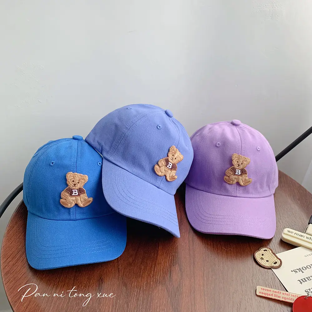 Cute Bear Cap for Boys Girls Spring Summer Doba Sunhat — feature 30