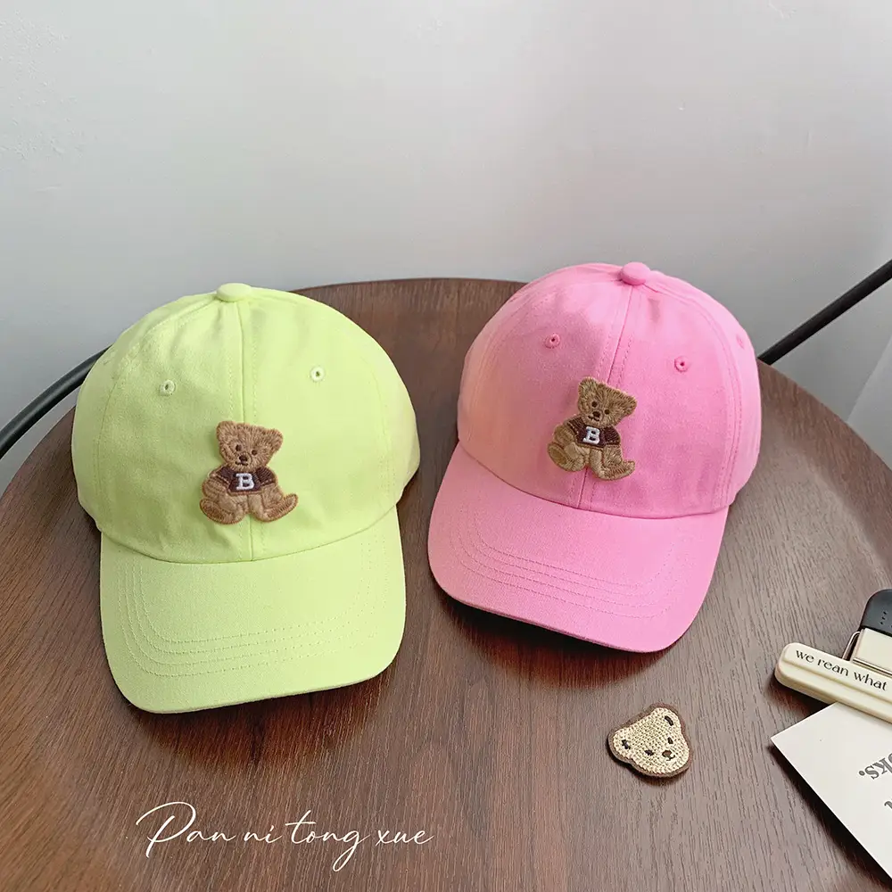 Cute Bear Cap for Boys Girls Spring Summer Doba Sunhat — feature 33