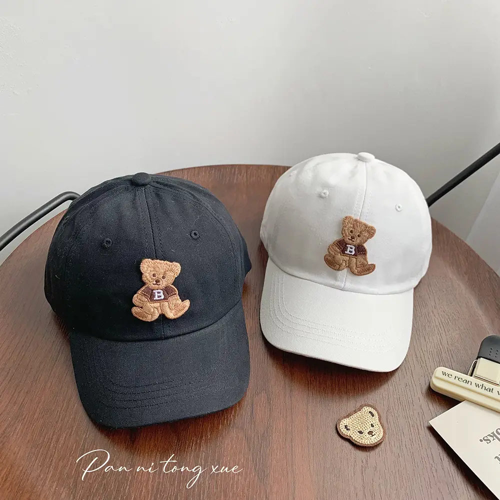Cute Bear Cap for Boys Girls Spring Summer Doba Sunhat — feature 34