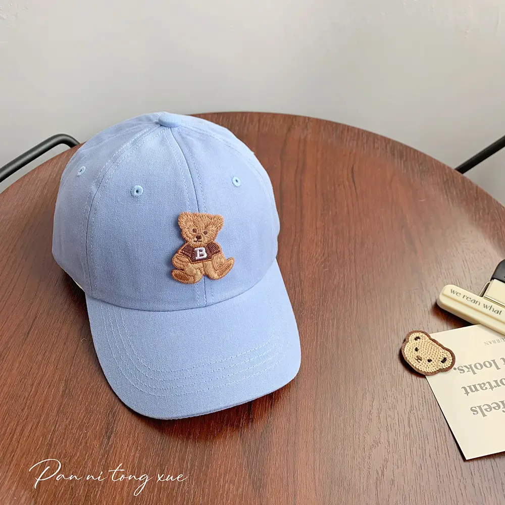 Cute Bear Cap for Boys Girls Spring Summer Doba Sunhat — feature 37