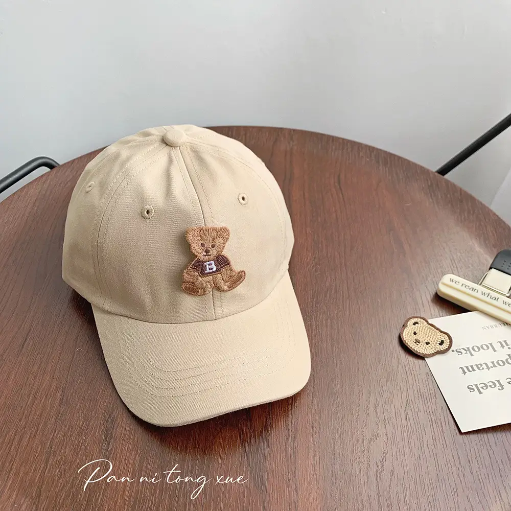 Cute Bear Cap for Boys Girls Spring Summer Doba Sunhat — feature 42