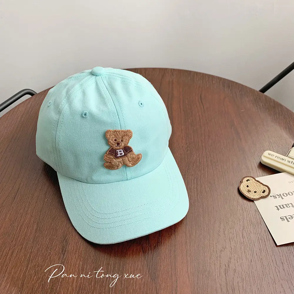 Cute Bear Cap for Boys Girls Spring Summer Doba Sunhat — feature 47