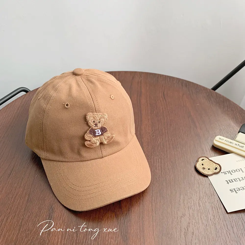 Cute Bear Cap for Boys Girls Spring Summer Doba Sunhat - Image 7
