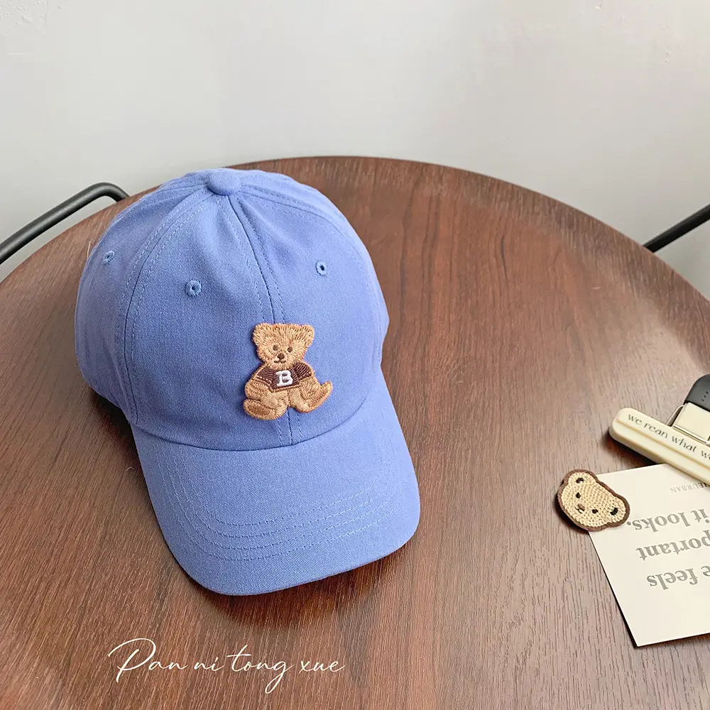 Cute Bear Cap for Boys Girls Spring Summer Doba Sunhat — feature 46