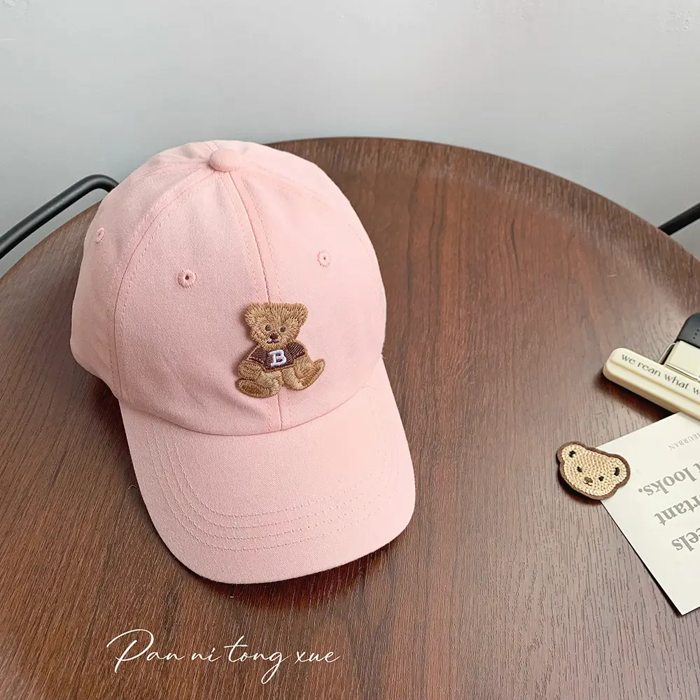 Cute Bear Cap for Boys Girls Spring Summer Doba Sunhat - Image 2