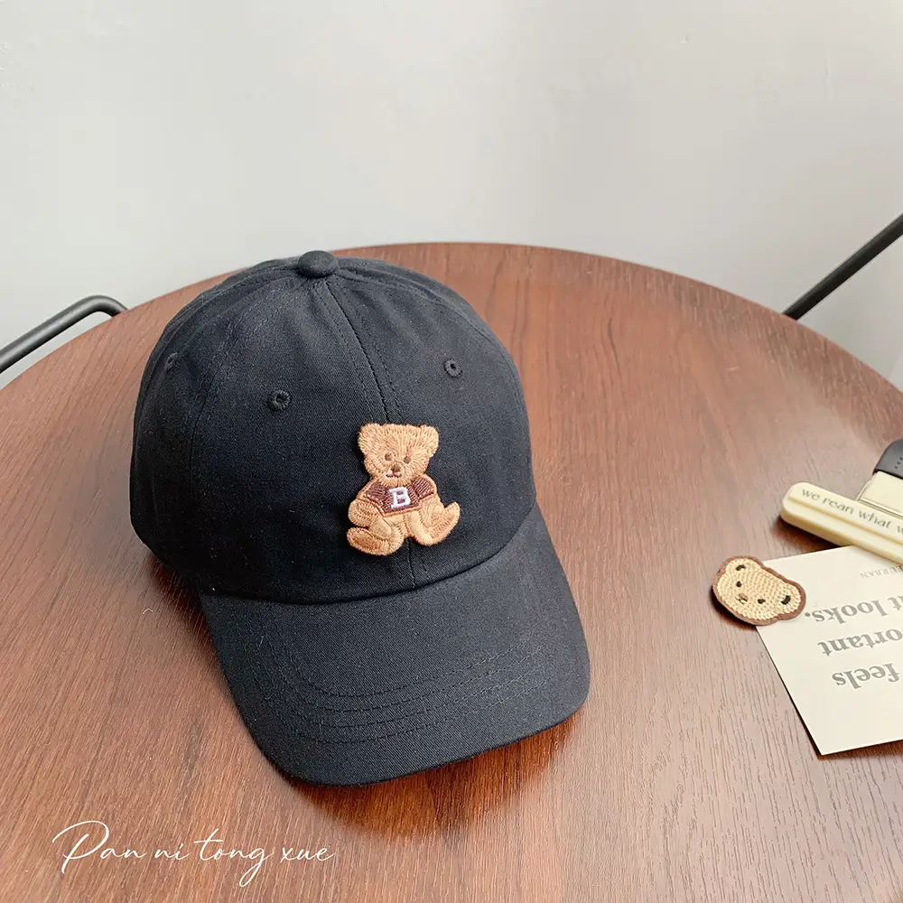 Cute Bear Cap for Boys Girls Spring Summer Doba Sunhat - Image 3