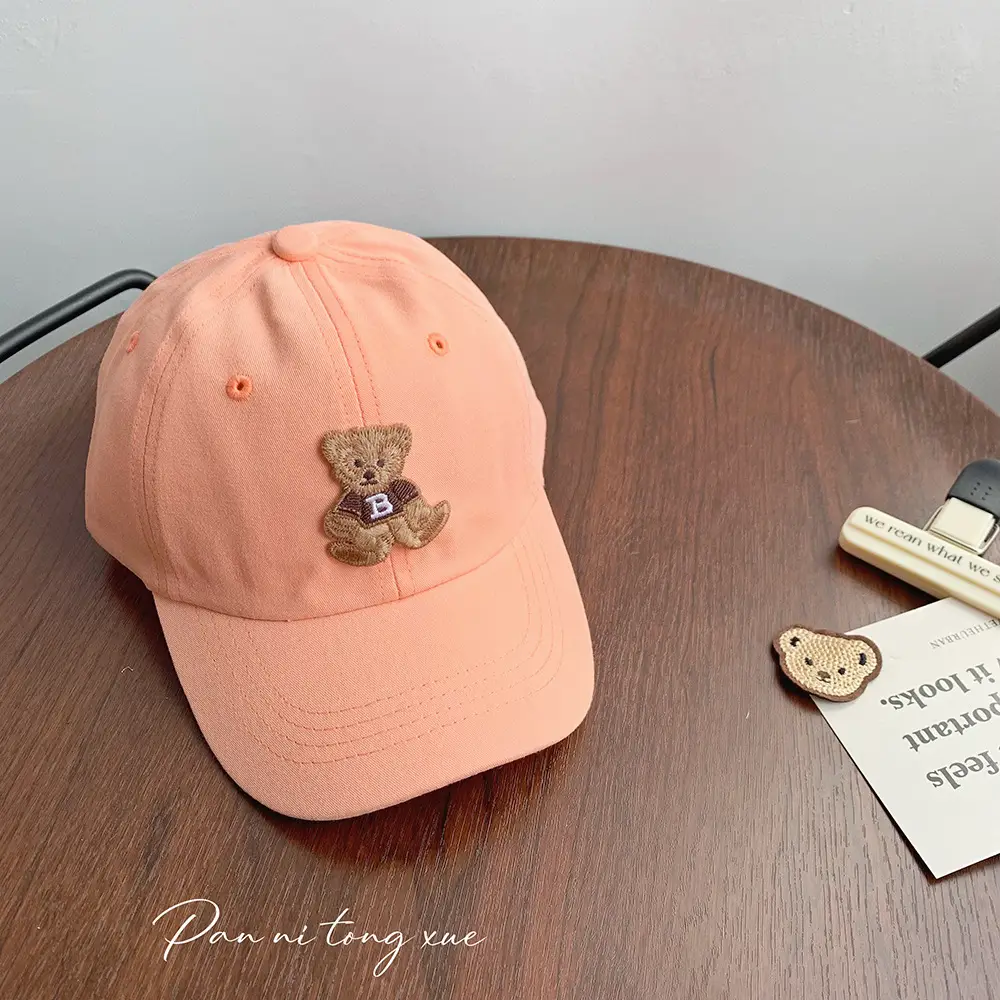 Cute Bear Cap for Boys Girls Spring Summer Doba Sunhat — feature 43