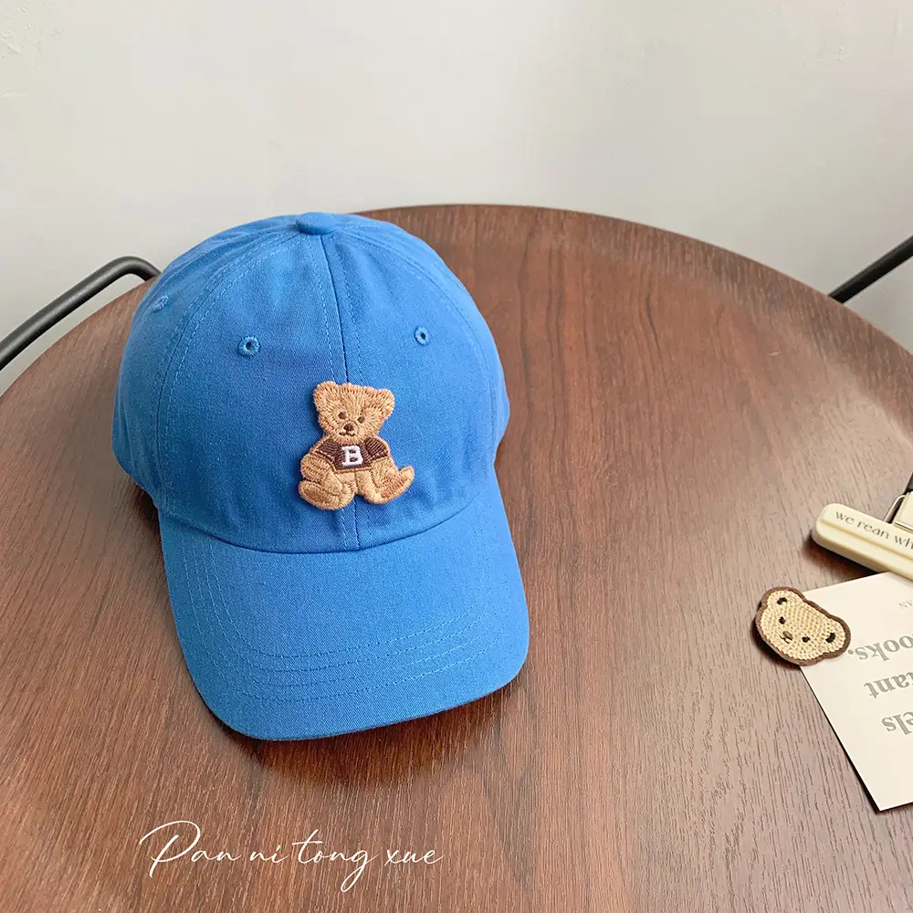 Cute Bear Cap for Boys Girls Spring Summer Doba Sunhat — feature 41