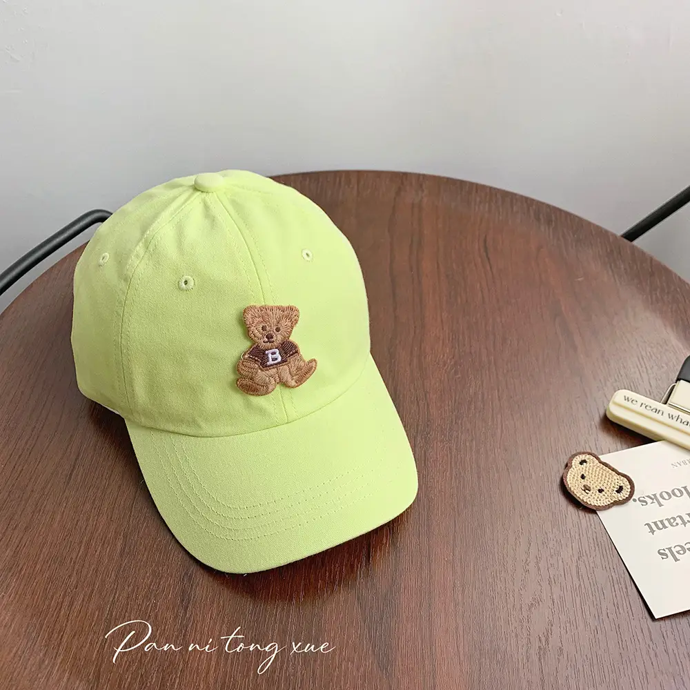 Cute Bear Cap for Boys Girls Spring Summer Doba Sunhat - Image 6