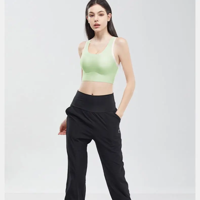 Women's Shockproof Push-up Bra Green Anti-Sagging
