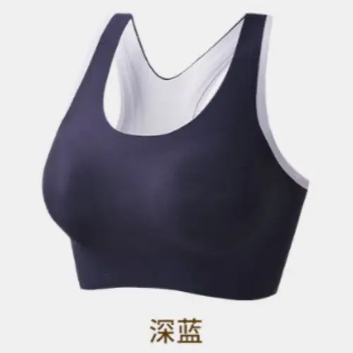 Women's Shockproof Push-up Bra Green Anti-Sagging