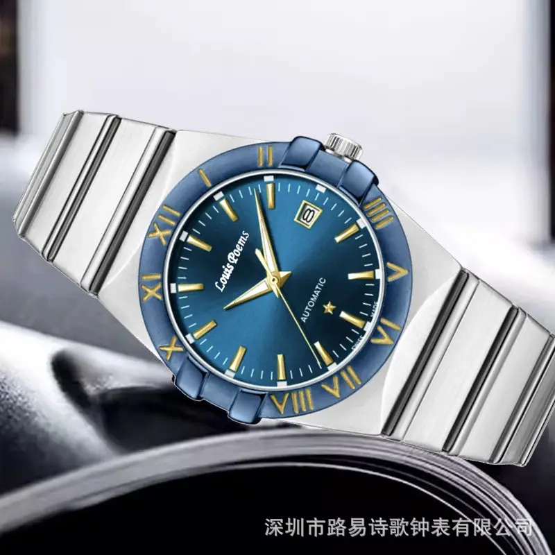 Luminous Quartz Tourbillon Watch for Men Black — feature 7