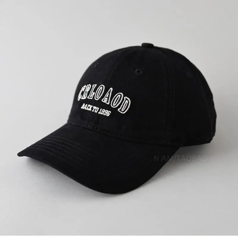 2025 Women Baseball Cap Black Big Head Sunshade - Image 12