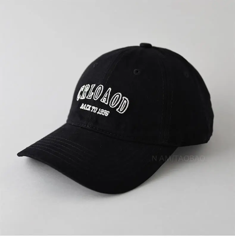 2025 Women Baseball Cap Black Big Head Sunshade — feature 3