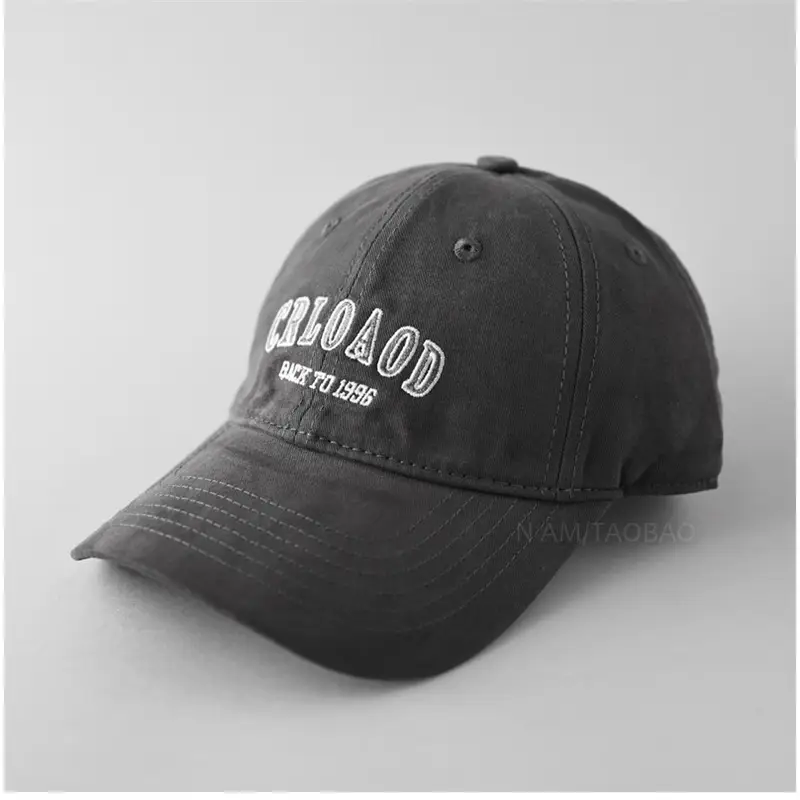 2025 Women Baseball Cap Black Big Head Sunshade - Image 3