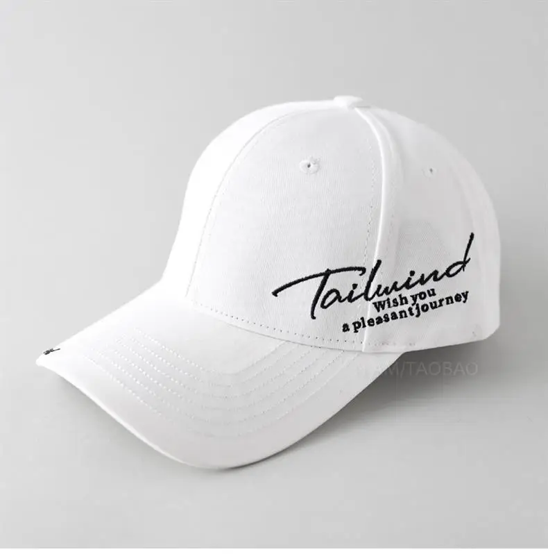 White Tailwind Cap for Men Women Big Head Baseball Cap — feature 6