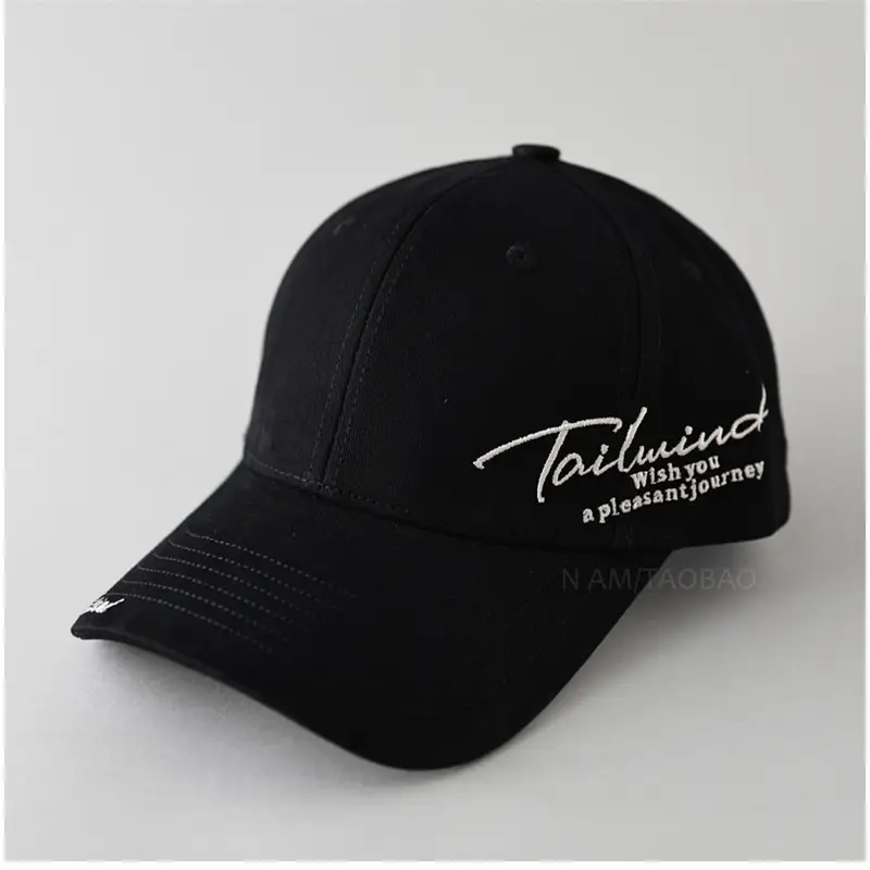 White Tailwind Cap for Men Women Big Head Baseball Cap - Image 3
